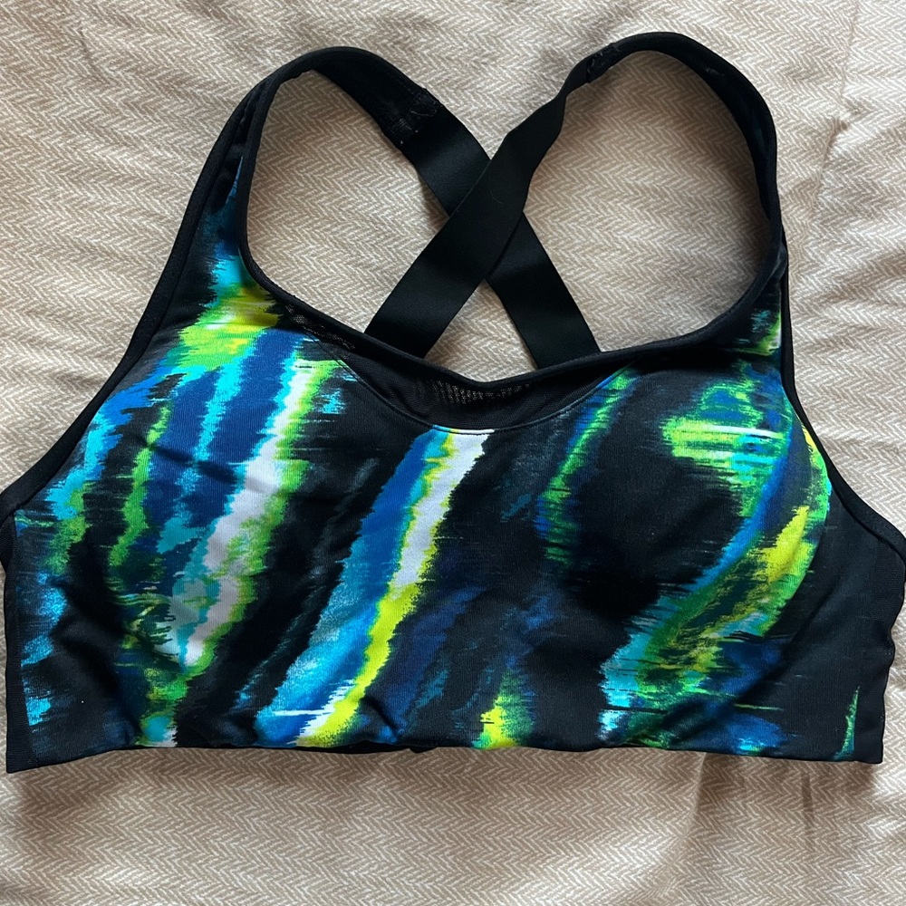 Colorful Abstract Sports Bra